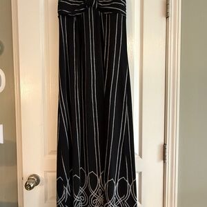 Soma Black and White Maxi Dress